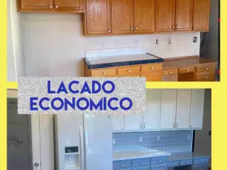 Lacado se mobiliario con pistola airless