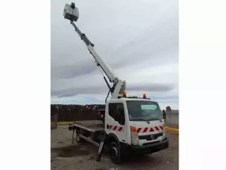 NISSAN CABSTAR 35.11 CON CESTA DE 18 M.