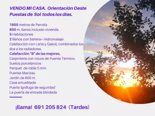 &iexcl;OPORTUNIDAD! VENDO MI CASA AMUEBLADA, PUESTAS DE SOL DIARIA