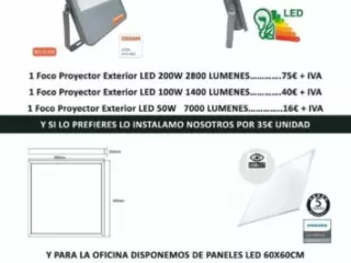 Iluminación LED de todo tipo