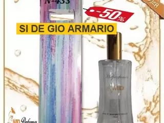 Oferta Perfume Mujer N&ordm;433 SI DE GIO ARMARIO Alta Gama 100ml