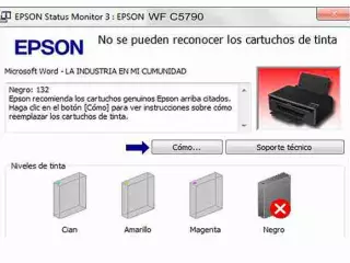 RESET DE ALMOHADILLAS: Cualquier modelo L1250, L3