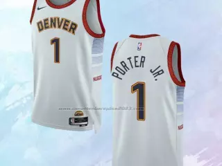 Camiseta Denver Nuggets Ciudad Blanco 2022-23