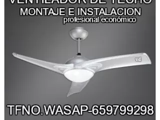 VENTILADOR DE TECHO-INSTALO