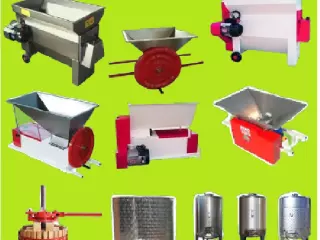 Maquinas para bodegas vino y sidra.