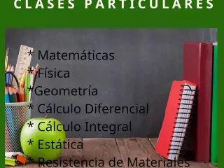 Clases particulares y trabajos de matemáticas