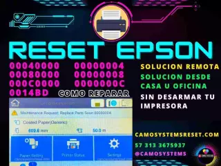 Reset plotter Service program Epson,  service supp