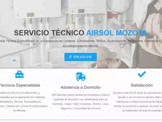 Servicio Técnico Airsol Mozota - Reparación Aire Acondicionado Profesional