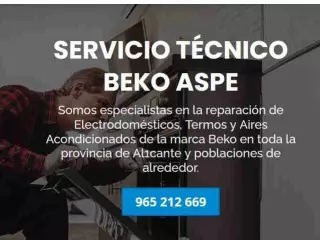 Servicio Técnico Beko Aspe 965217105