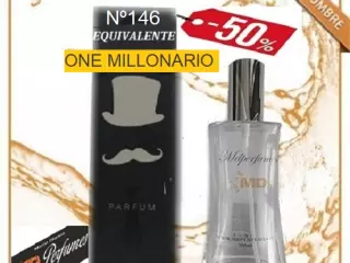 Oferta Perfume Hombre N&ordm;146 ONE MILLONARIO Alta Gama 100ml  10€;