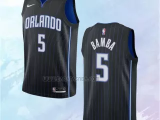 NO 5 Mohamed Bamba Camiseta Orlando Magic Icon Negro