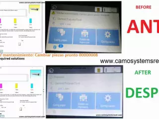 Reset de errores 0014BD 00000004 00000008  epson F57