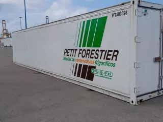 CONTENEDOR MARÍITMO 40\' REEFER GIJÓN
