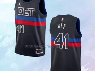Camiseta Detroit Pistons Statement Negro 2022-23