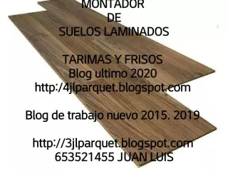 montador de suelos maderas