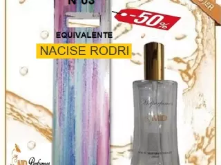 Oferta 10€; Perfume Mujer NACISE RODRI  Alta Gama Equivalente