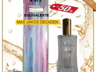 Oferta 10€; Perfume Mujer MAS JAKOS DECADEN n&ordm;472 equivalente