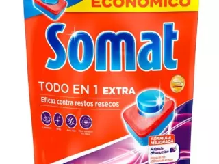 SOMAT TODO EN 1 LAVAVAJILLAS MÁQUINA PASTILLAS 30 LAVADOS