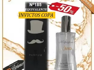 Oferta Perfume Hombre N&ordm;185 INVICTOS COPA Alta Gama 100ml 10