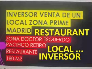 VENTA DE LOCAL RESTAURANTE EN MADRID