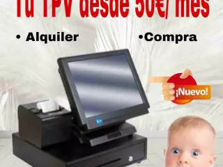 Alquiler TPV Táctil 55EUR mes