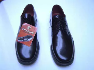 Zapato clásico de hombre, todo piel en negro