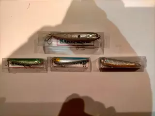 Lote 4 señuelos artificiales A Estrenar