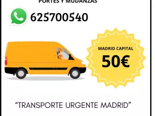 Portes En Ventas 50€ (Furgón 12m3)La elipa