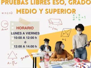 Preparacion intensivo Pruebas libres ESO, G.Medio y Superior
