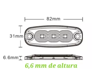 Luz Estroboscopica de tan sólo 6,6 mm de altura