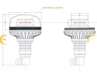 Rotativos o girofaros LED