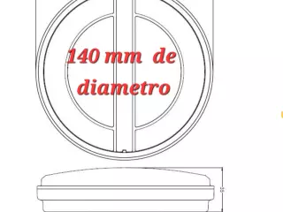 Piloto trasero LED redondo