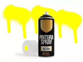 8581 SPRAY PINTURA COLOR AMARILLO FLUOR 400 ML. SPSIL