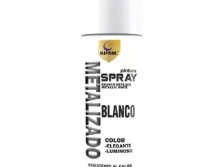 8590 SPRAY PINTURA COLOR BLANCO METALIZADO 400 ML. SPSIL