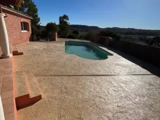 Hormigón impreso, fratasado u pulido