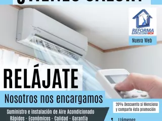 AIRE ACONDICIONADO CON BOMBA DE CALOR