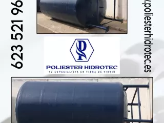 Depósitos de poliéster y silos