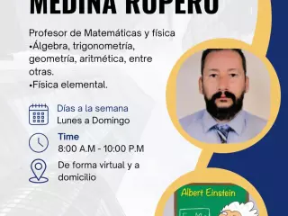 Clases a dimicilio de Matematicas, Fisica, Algebra, etc
