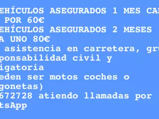 OFERTAS DE SEGUROS DE AUTOS