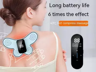 Mini Pulse Neck &amp; Shoulder Massager – Heat &amp; Microcurrent Th
