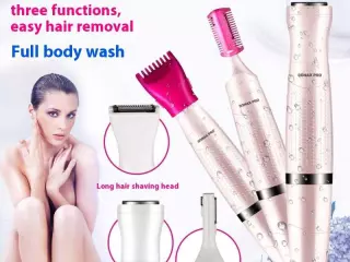 -in-1 Women\'s Electric Shaver – Facial, Body &amp; Bikini Trimme