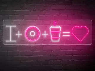 Nuevo Neón Donut + Café