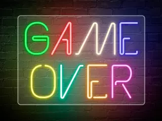 Neón GAME OVER
