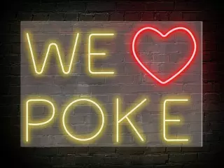Neon WE LOVE POKE