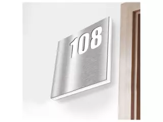 Señalización habitaciones led