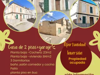 Se vende casa de 2 pisos y garaje