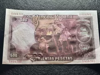 500 pesetas 1931