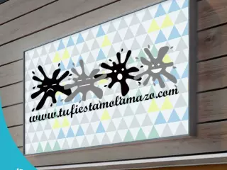 Rótulo luminoso delgado