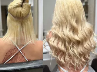 Este verano rubio con extensiones naturales!!!