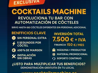 Aumenta bar,restaurante,hotel en 10000€ més tu beneficio